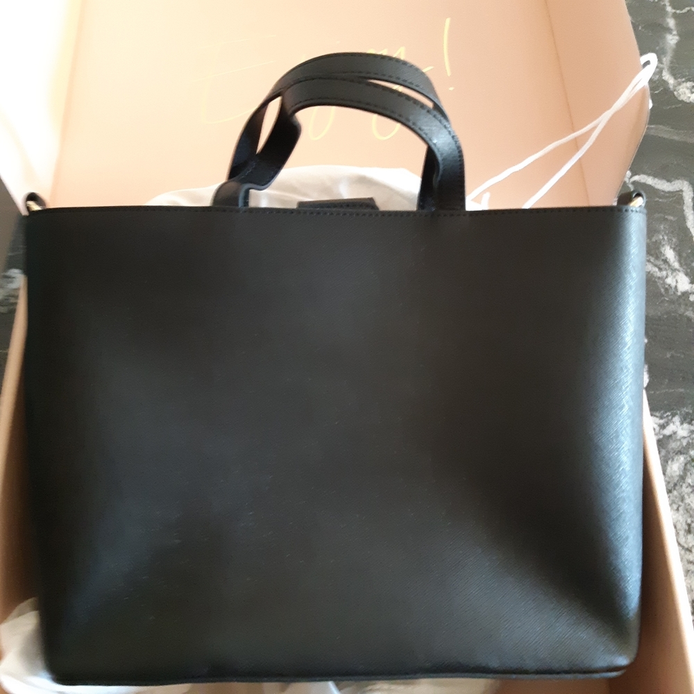 TDE Saffiano Leather Shoulder Bag